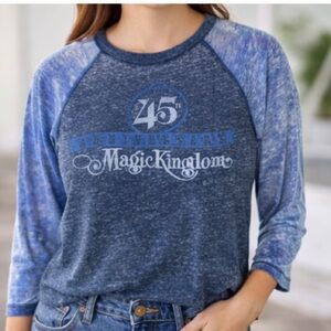 Disney Magic Kingdom 45th Anniversary World Shirt Walt T-Shirt‎ Parks Sz Medium